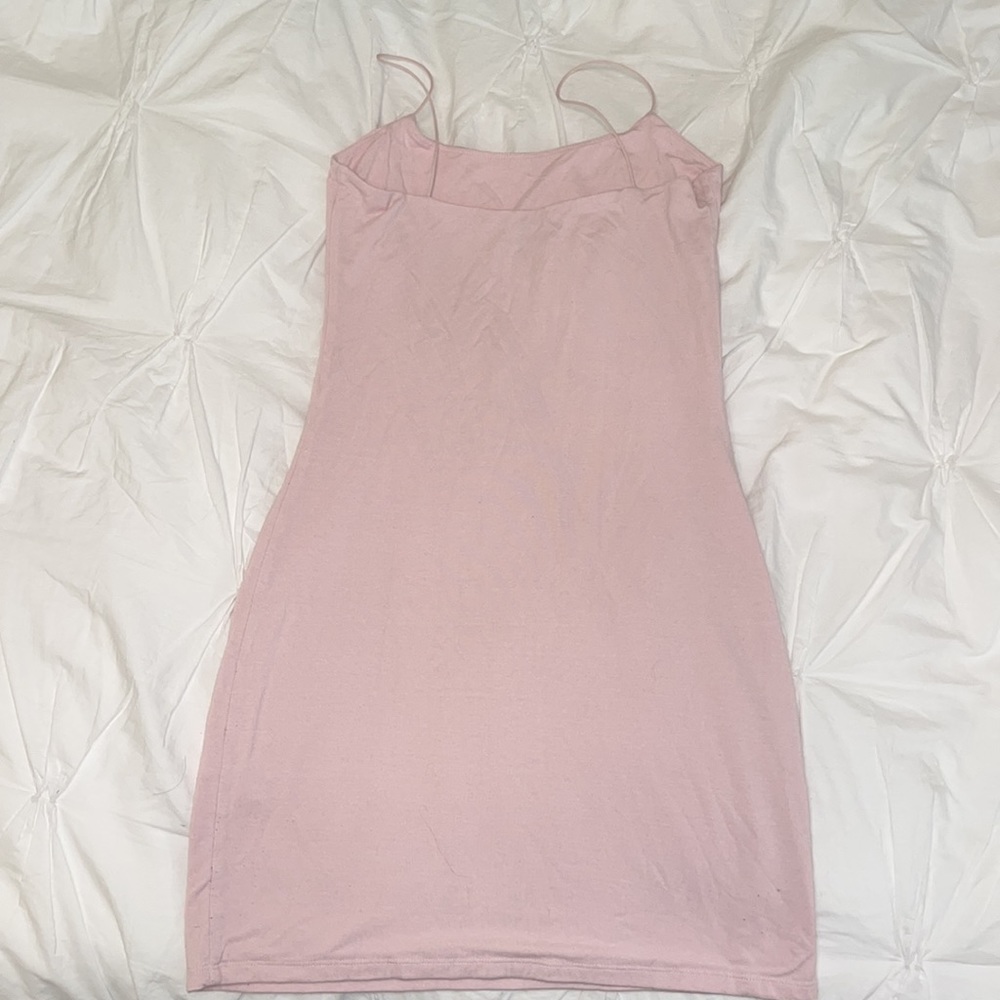 Aritzia Wilfred Free Light Pink Bodycon Dress - Picture 2 of 3